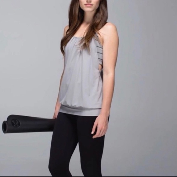 Lululemon No Limits Ambient Grey Tank Top Size 6 - Picture 5 of 14
